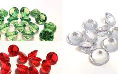 Acrylic gems